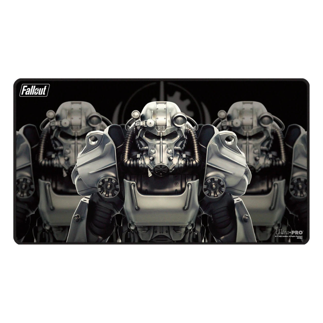 Ultra Pro - Playmat Black Stitched - MTG Fallout Brotherhood of Steel Bethesda