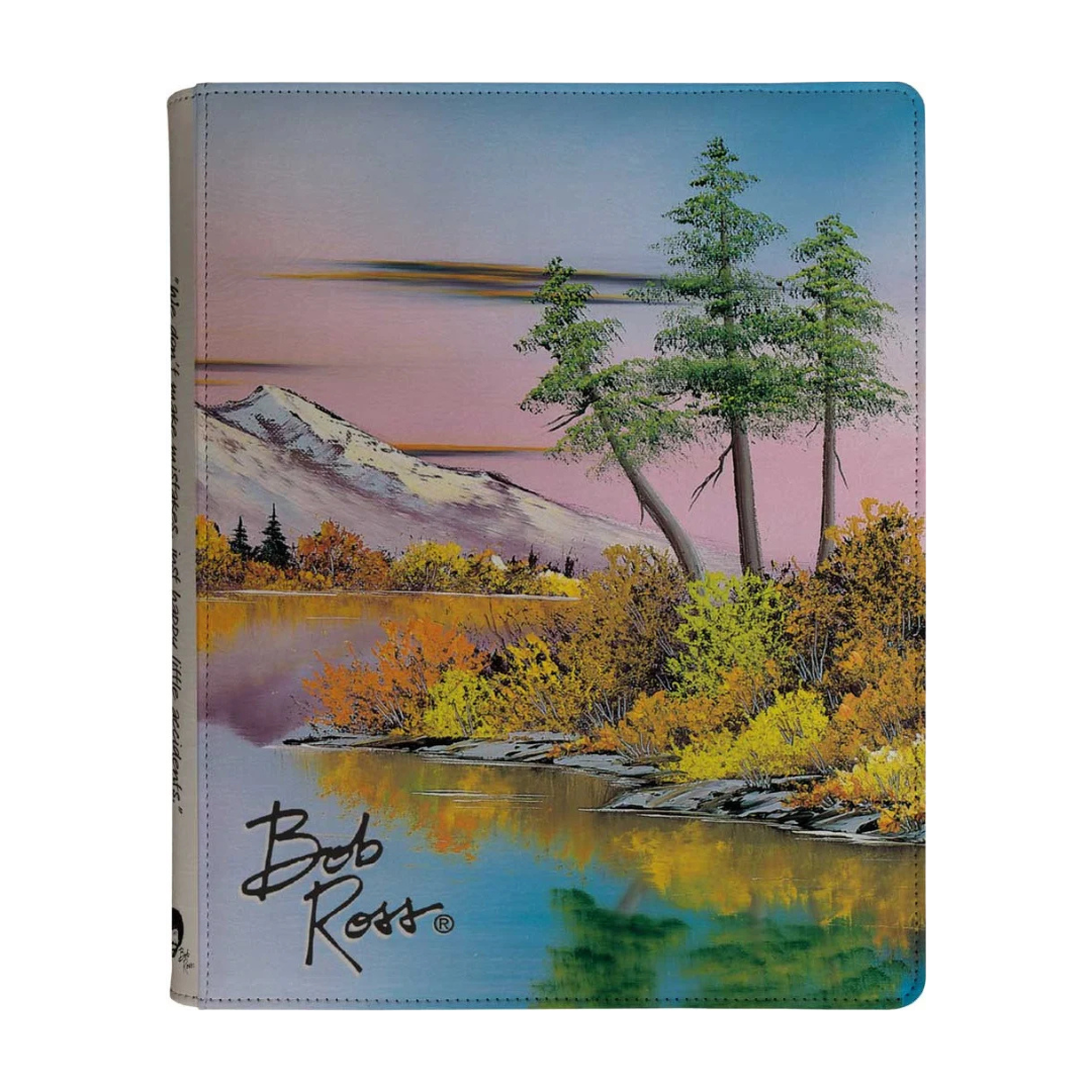 UP Zip Binder Pro 9pkt Bob Ross Mighty Mountain Lake