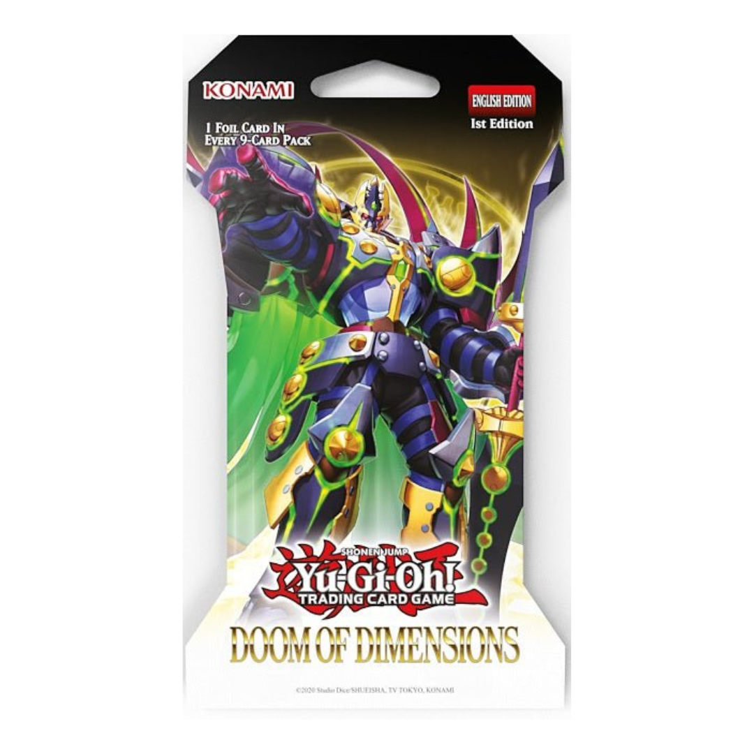 Yugioh Doom Of Dimensions Sleeved Blister Pack