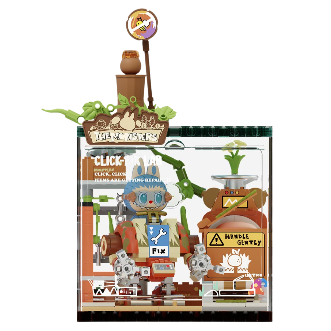THE MONSTERS Forest Secret Base Series Blocks-Click-Fix Lab