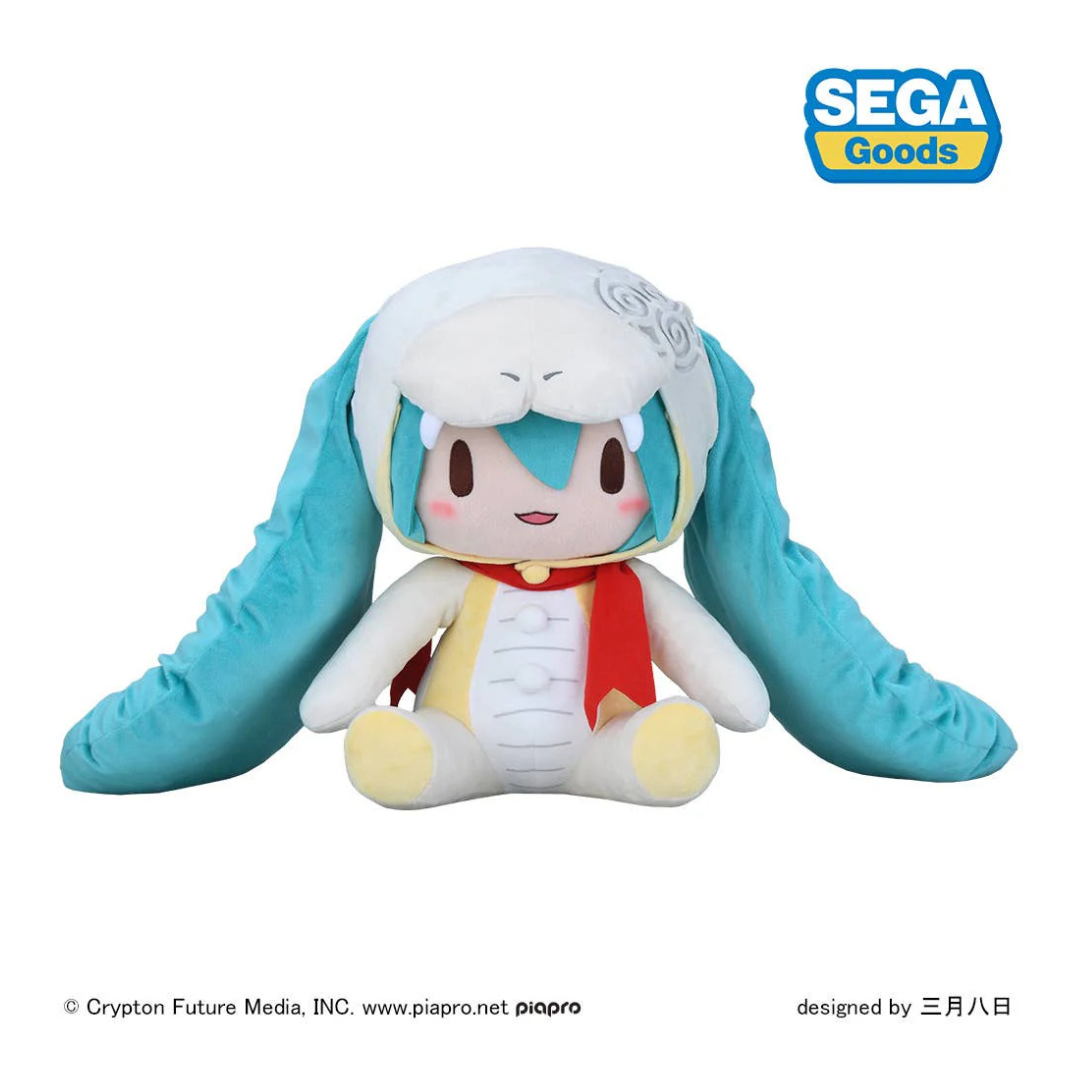 SEGA fuwa petit Hatsune Miku Snake 2024 Plush (LL)