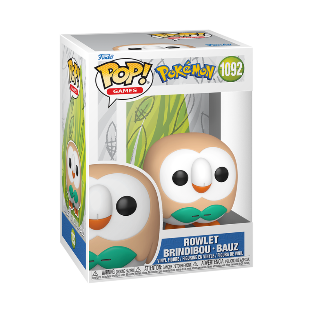 Pokemon Rowlet Funko Pop! Vinyl Figure #1092