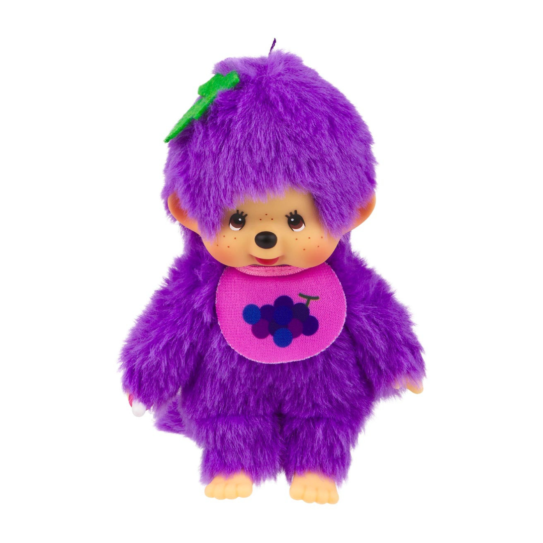 Sekiguchi Monchhichi FRUIT COLOR Plush Doll - Grape Purple