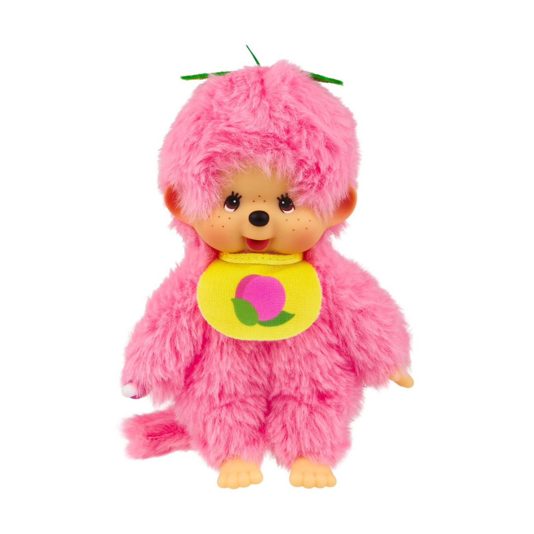 Sekiguchi Monchhichi FRUIT COLOR Plush Doll - Peach Pink