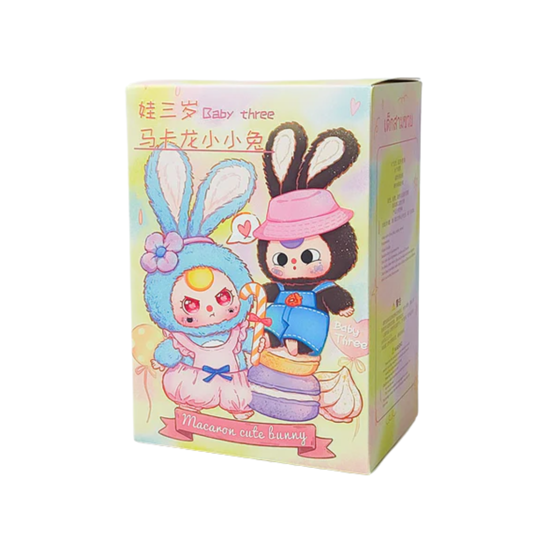 Baby Three Rabbit Macaron Cute Bunny Blind Box