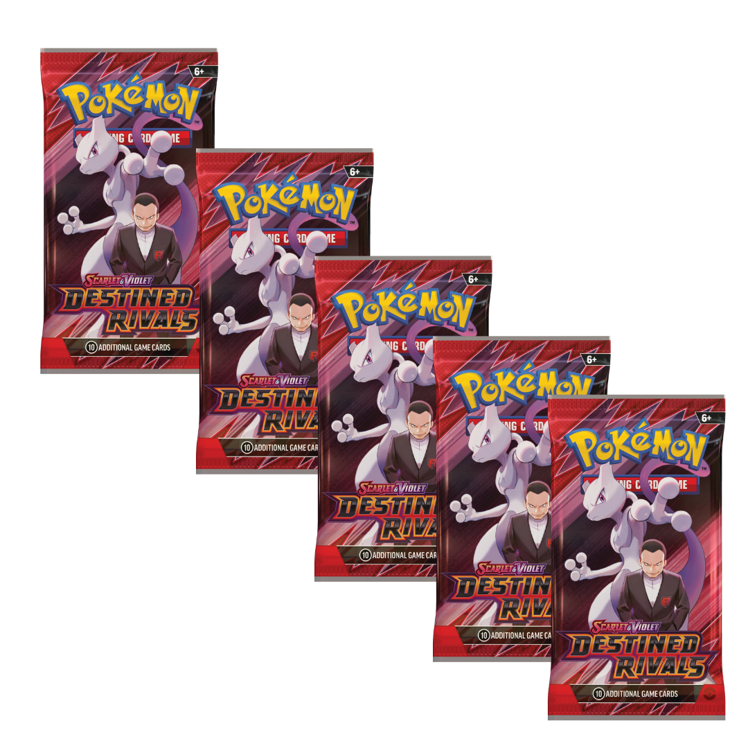 Pokemon Destined Rivals Bundle - 5 Packs
