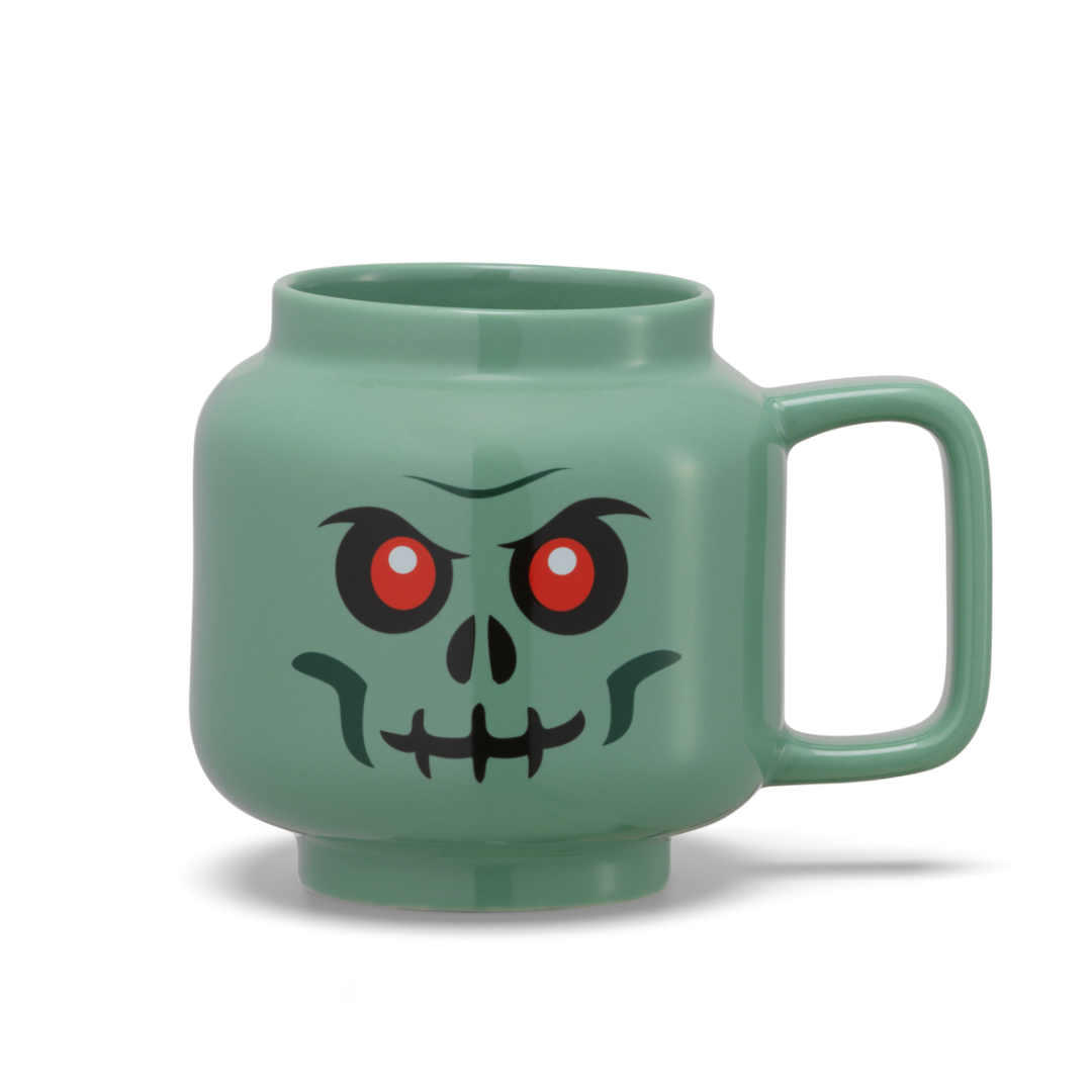 LEGO Large Skeleton Ceramic Mug – Green