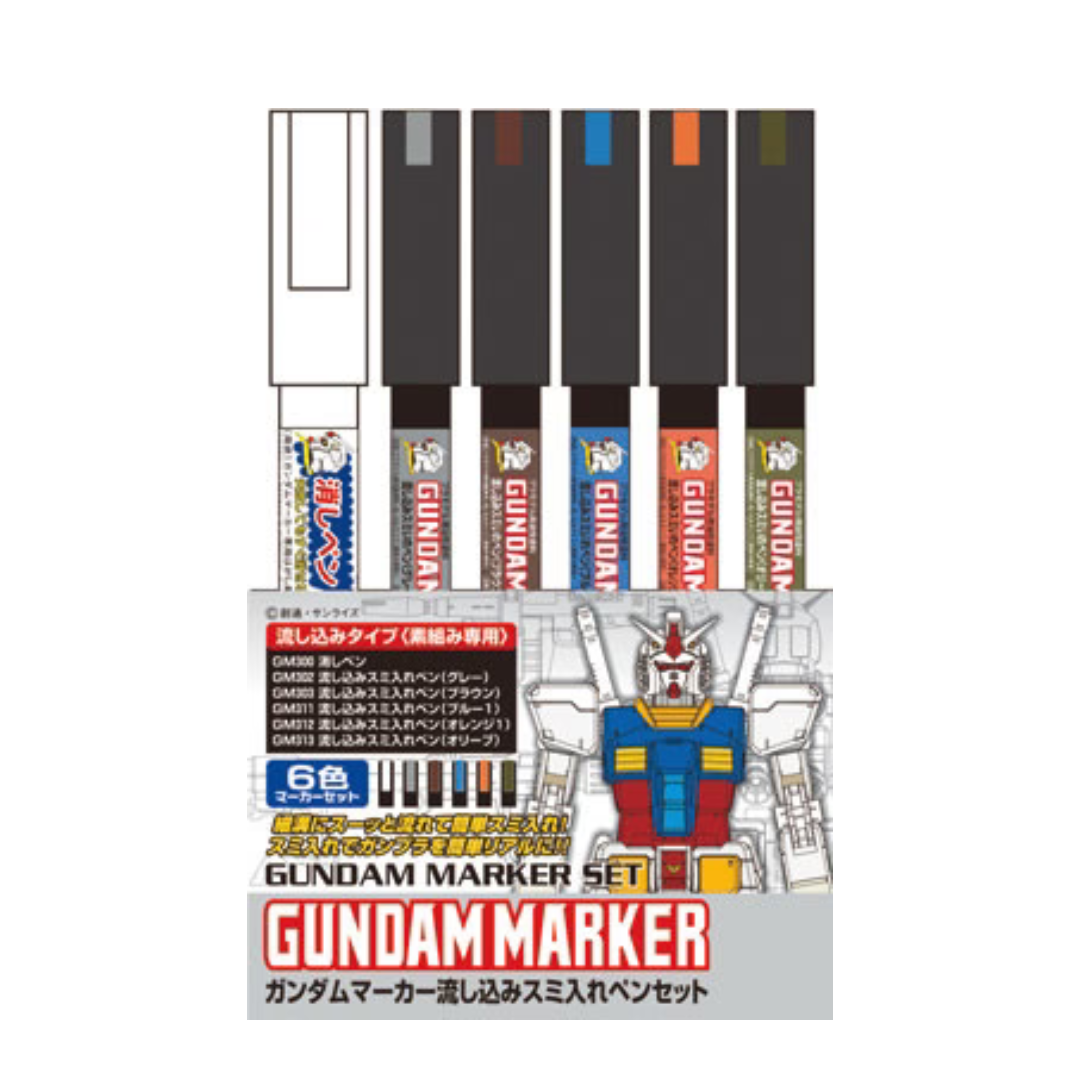 GMS122 Pour Type Markers Gundam Marker Set